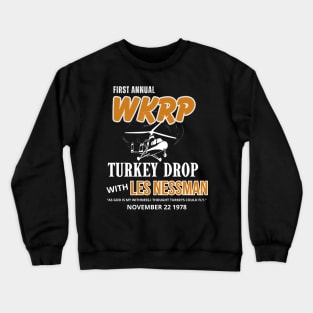 Wkrp Turkey Drop Crewneck Sweatshirt